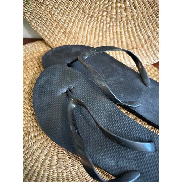Women’s size 38–39 black flip-flops - Picture 6 of 7